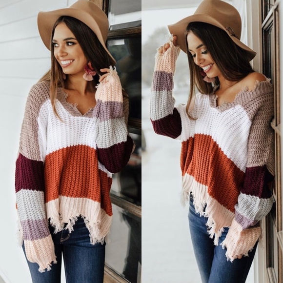Bellanblue Sweaters - KELSIE Color block Sweater